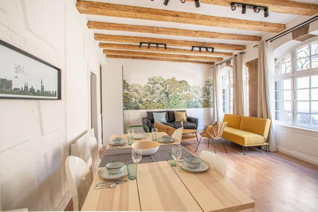 Apartamento La Halte Strasbourgeoise - Superbe Appt Pres De La Petite France Exterior foto